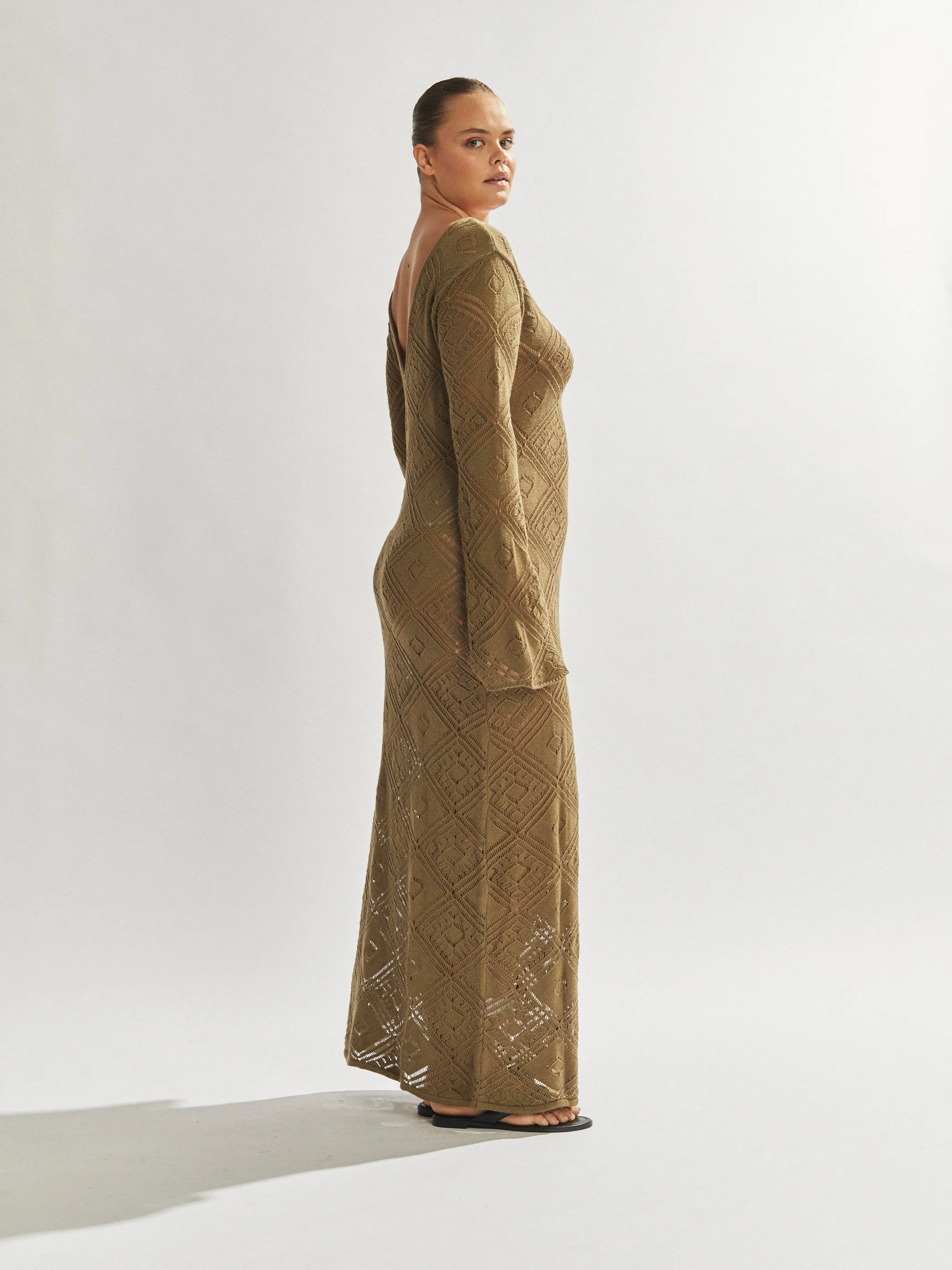Kai Dress Khaki