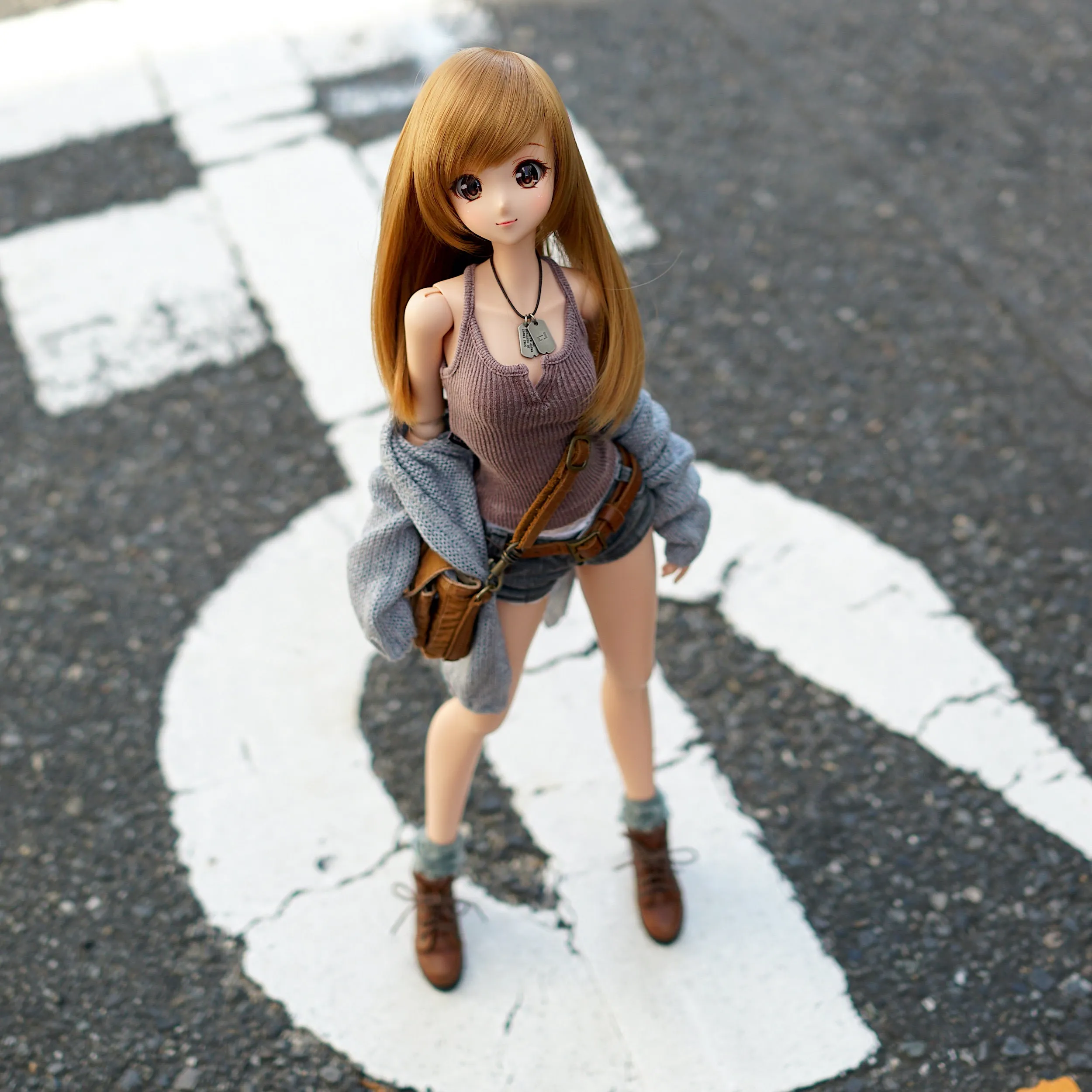 Lace Boots (Brown)
