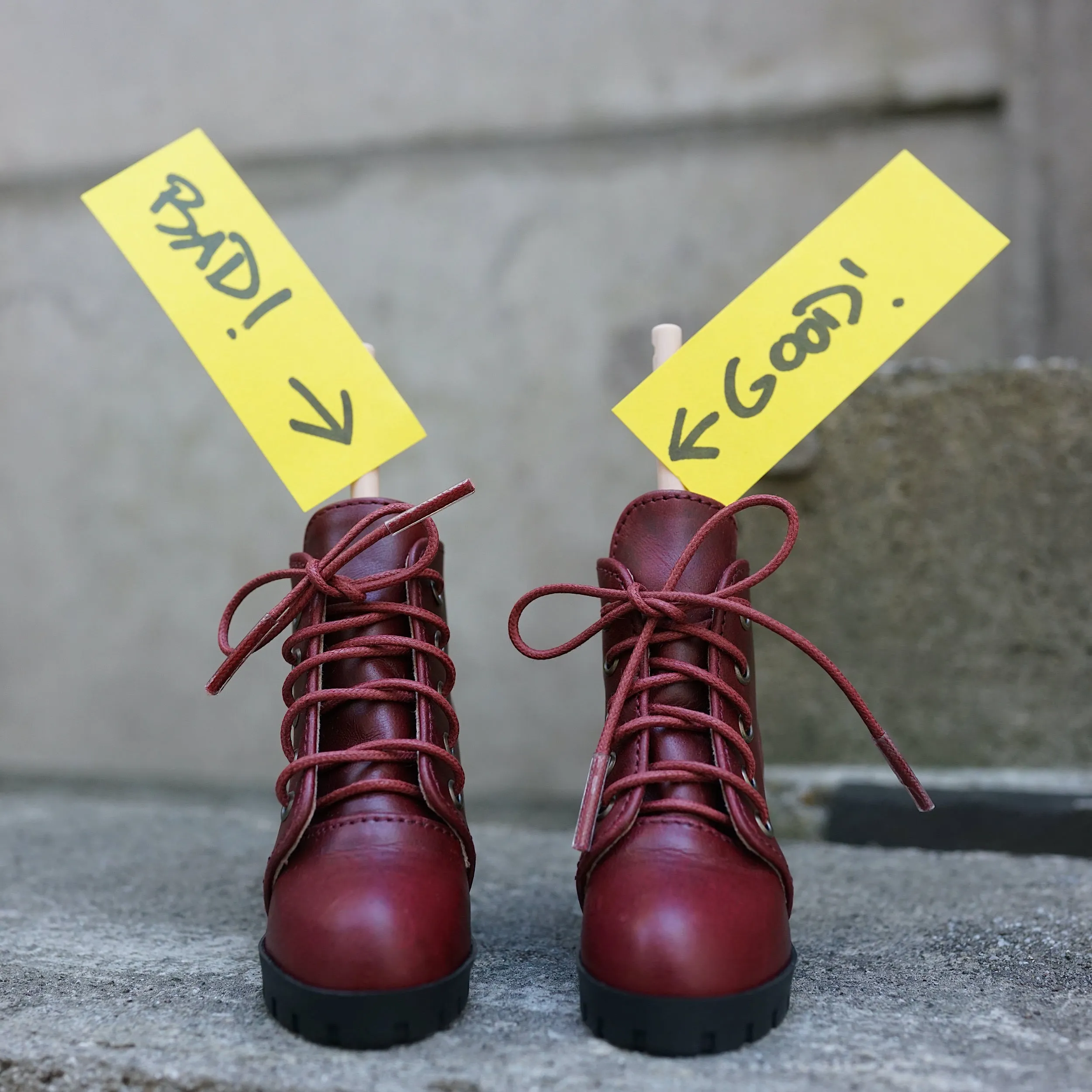 Lace Boots (Brown)