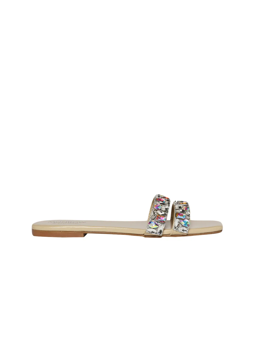 Lacey Beige Flats