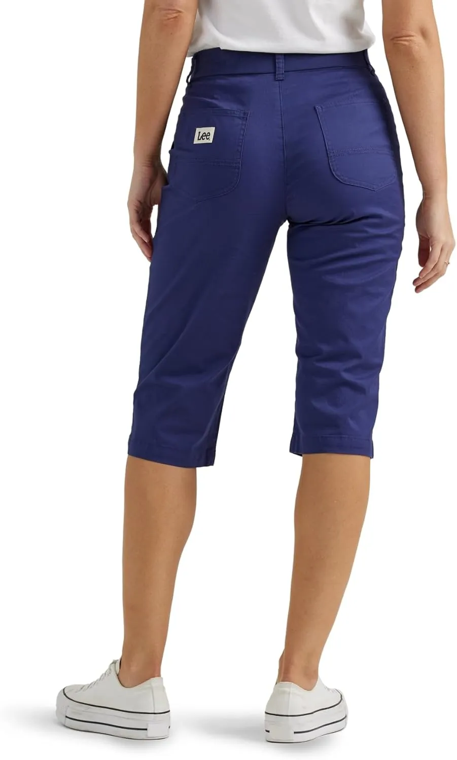 Lee Women's Ultra Lux Comfort with Flex-to-go Utility Skimmer Capri Pant