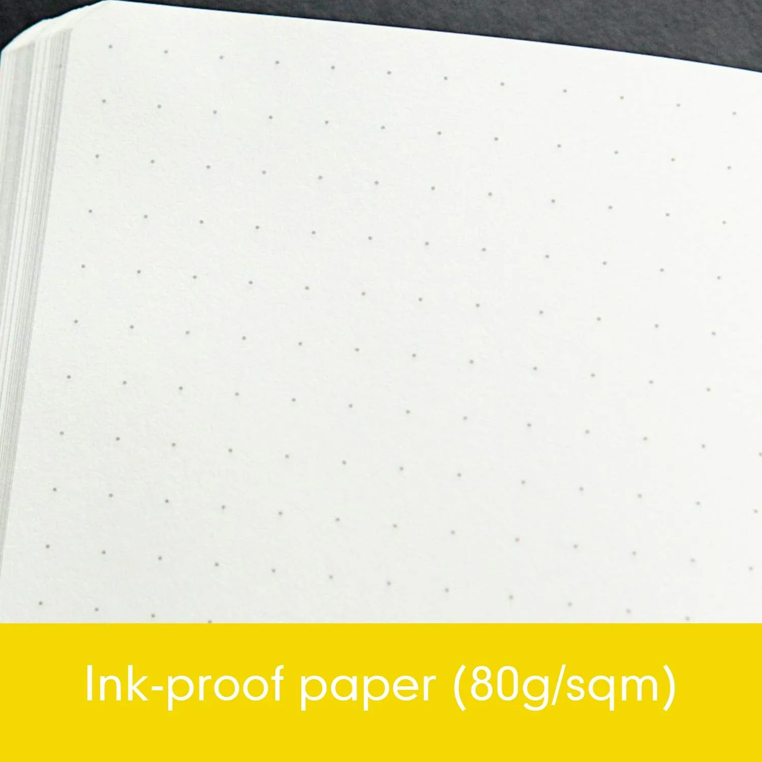 Leuchtturm1917 Medium A5 Dotted Hardcover Notebook (Lemon) - 249 Numbered Pages