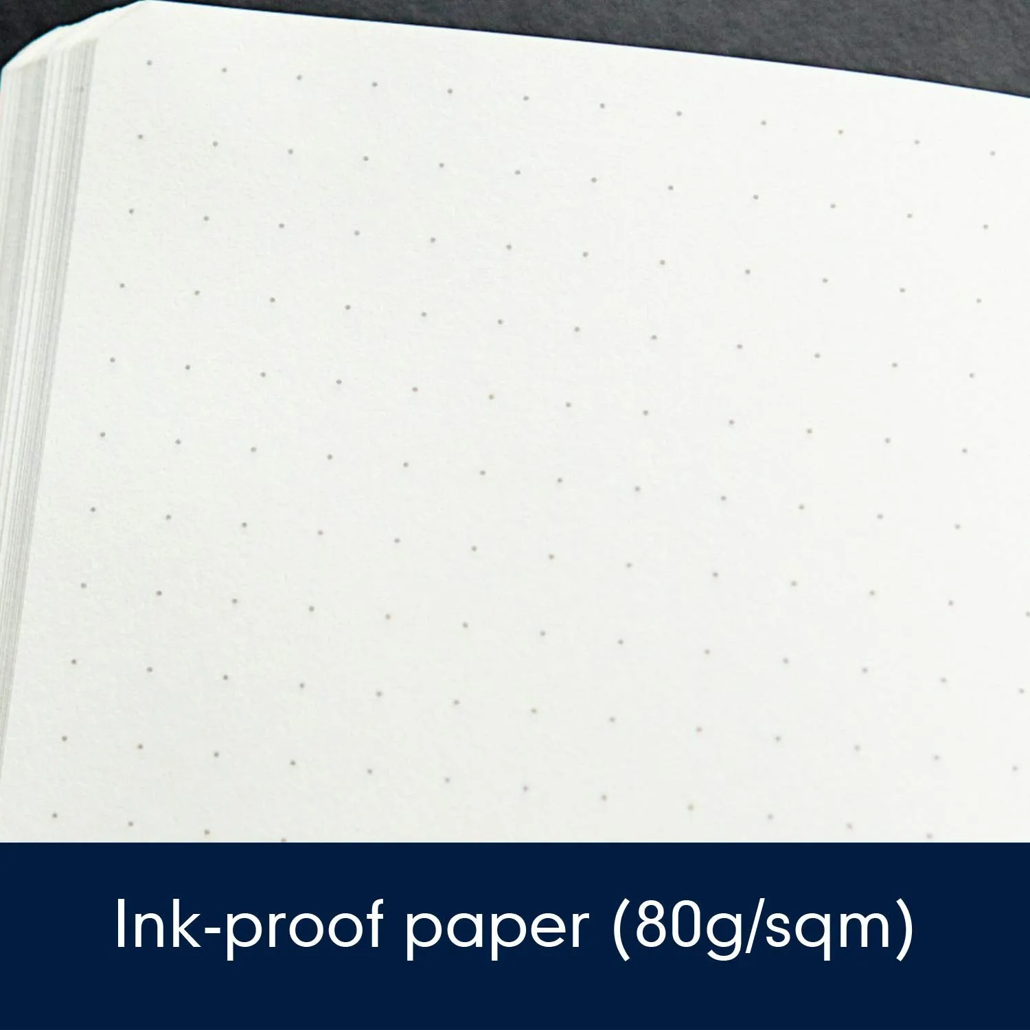 Leuchtturm1917 Medium A5 Dotted Hardcover Notebook (Navy) - 249 Numbered Pages