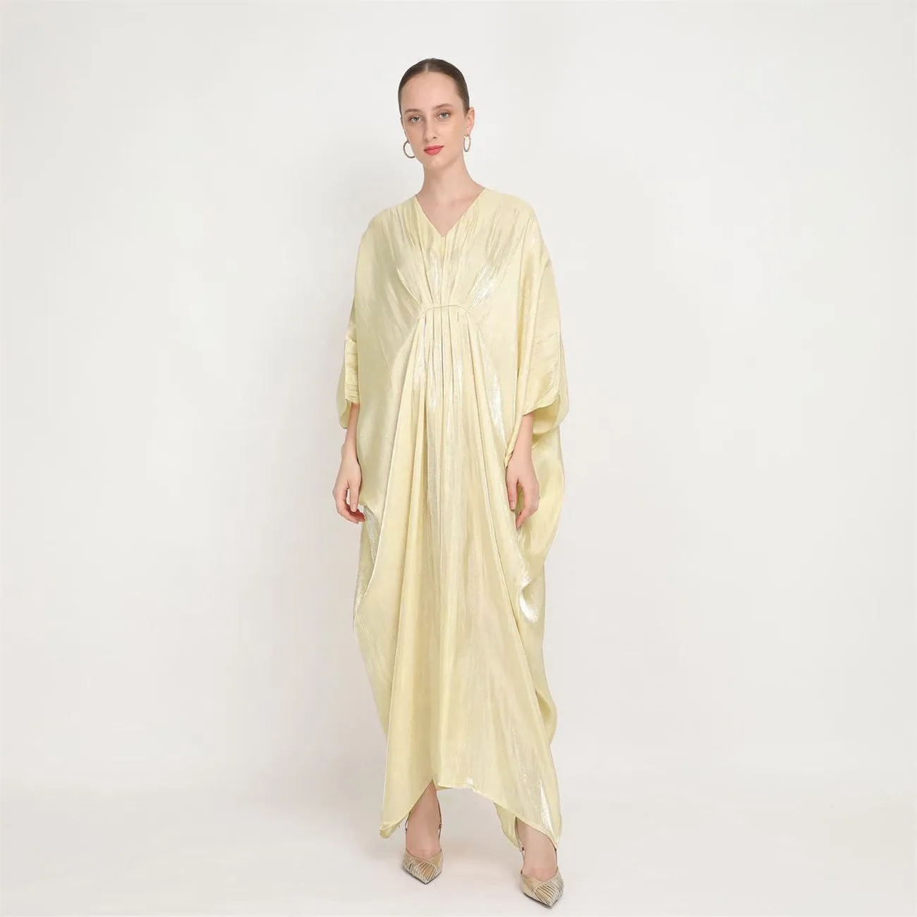 M218 8 colors into Amazon cross-border women's loose bat sleeve long skirt Indonesian Malay dress Middle Eastern women's robe
