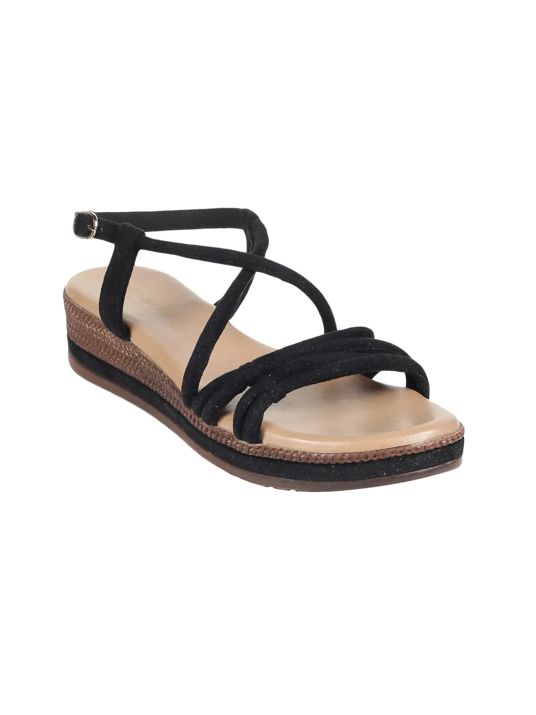 Martina Black Flats