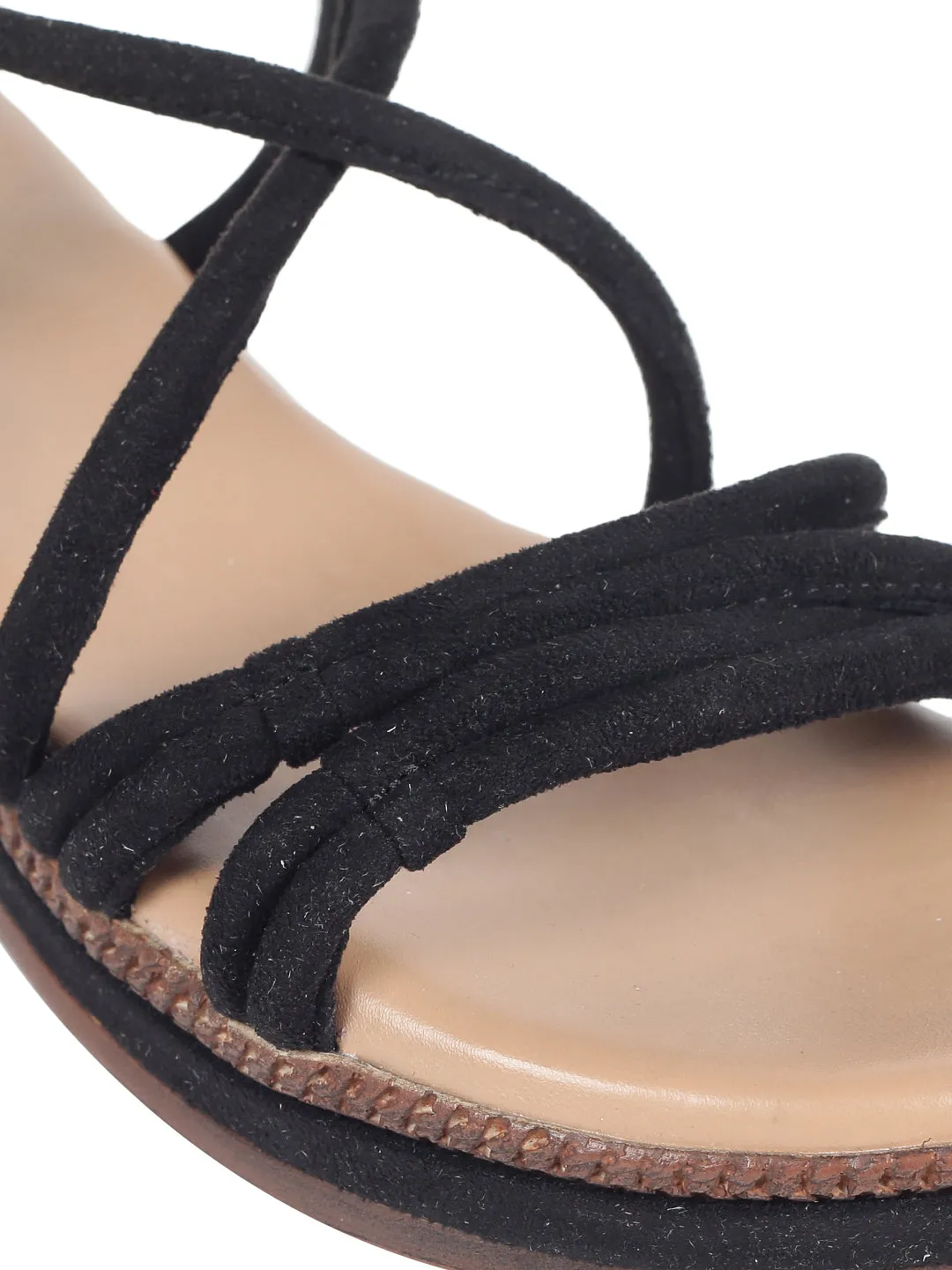 Martina Black Flats