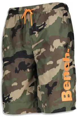Mens Bench Elasticated Drawstring Swim Shorts - S