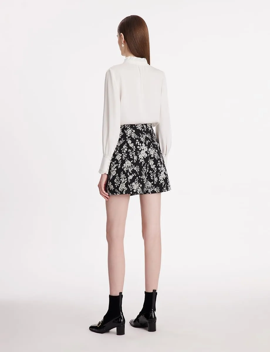 Mini Skirts for Women Trendy Summer Casual A-Line High Waisted Pleated Skirt with Lining Shorts