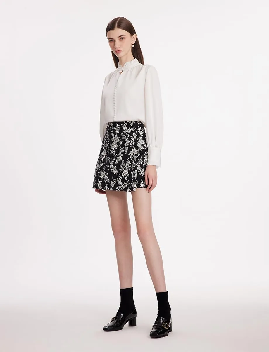 Mini Skirts for Women Trendy Summer Casual A-Line High Waisted Pleated Skirt with Lining Shorts