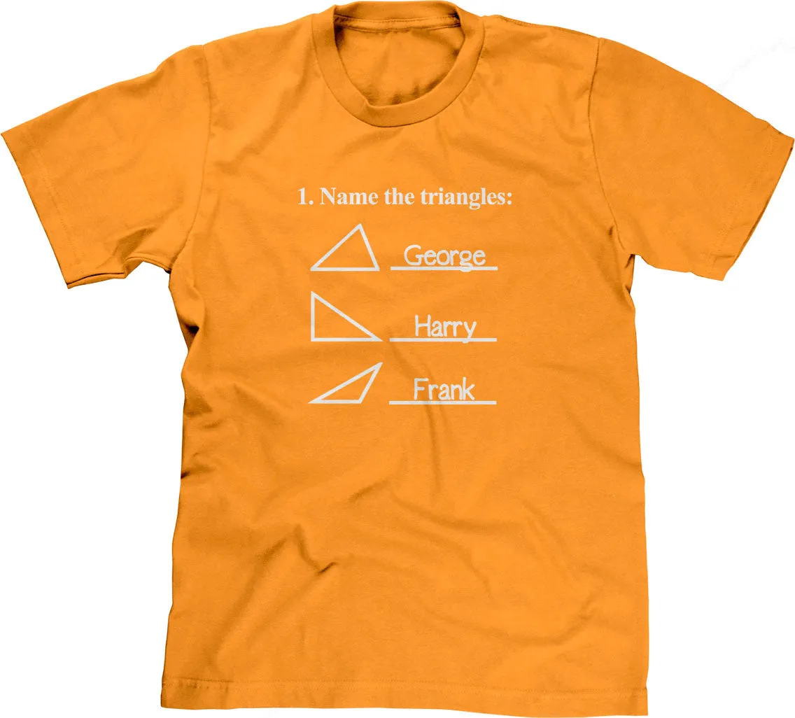 Name The Triangles (Math Problem) T-Shirt