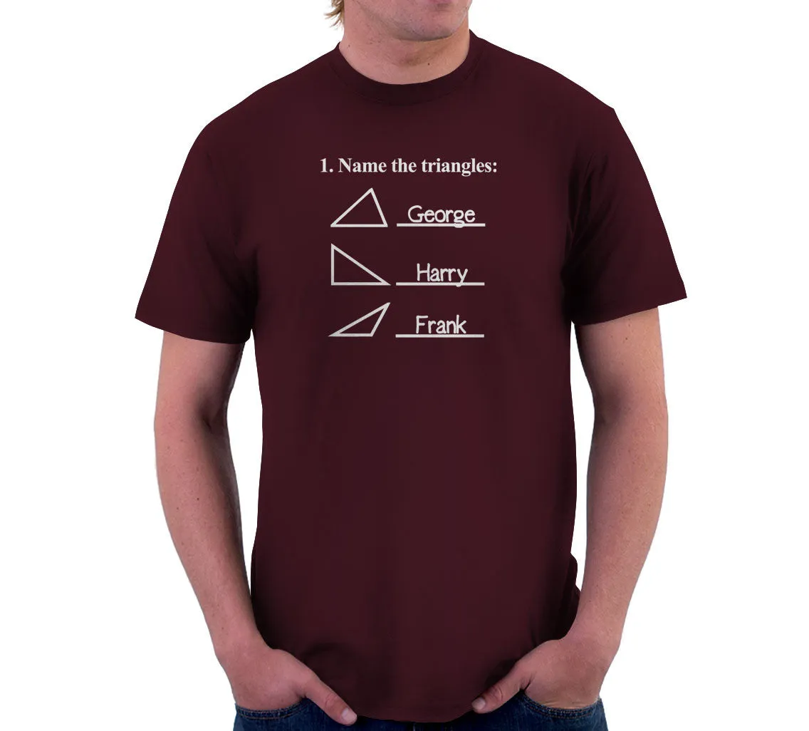 Name The Triangles (Math Problem) T-Shirt