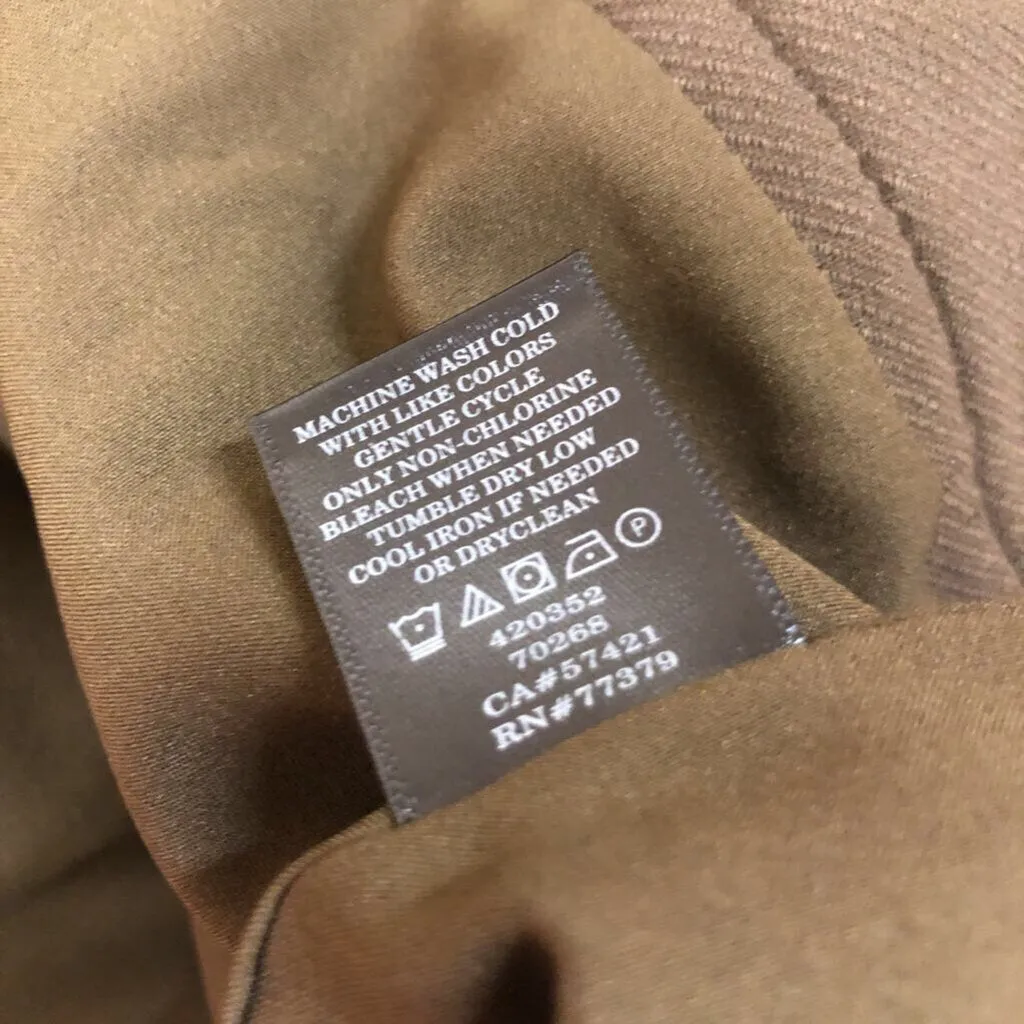 NWT ANN TAYLOR ARMY GREEN BUTTON SKIRT SIZE 16P TC3