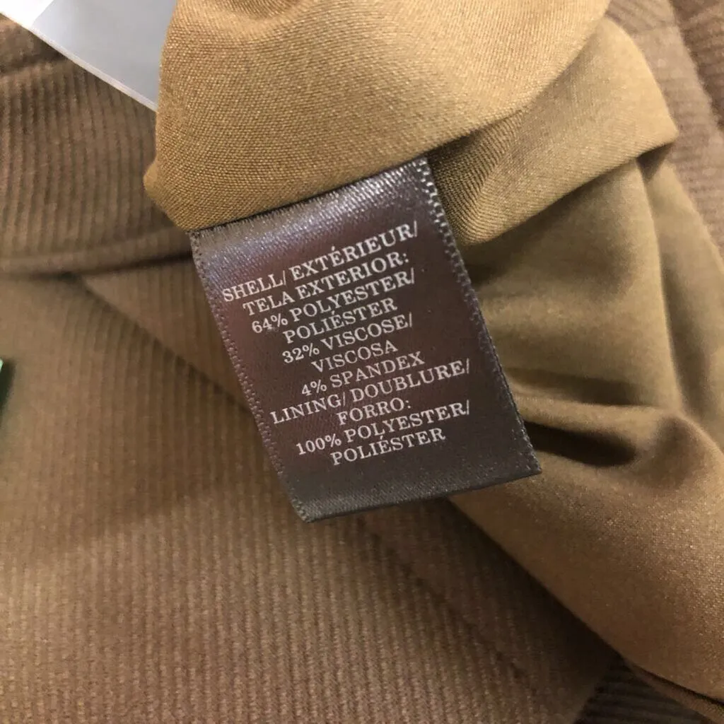 NWT ANN TAYLOR ARMY GREEN BUTTON SKIRT SIZE 16P TC3