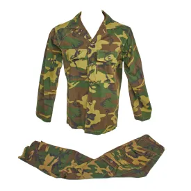 Original ARVN Vietnam War Army of the Republic of Vietnam ARVN Rangers ERDL Long Sleeve Uniform Set