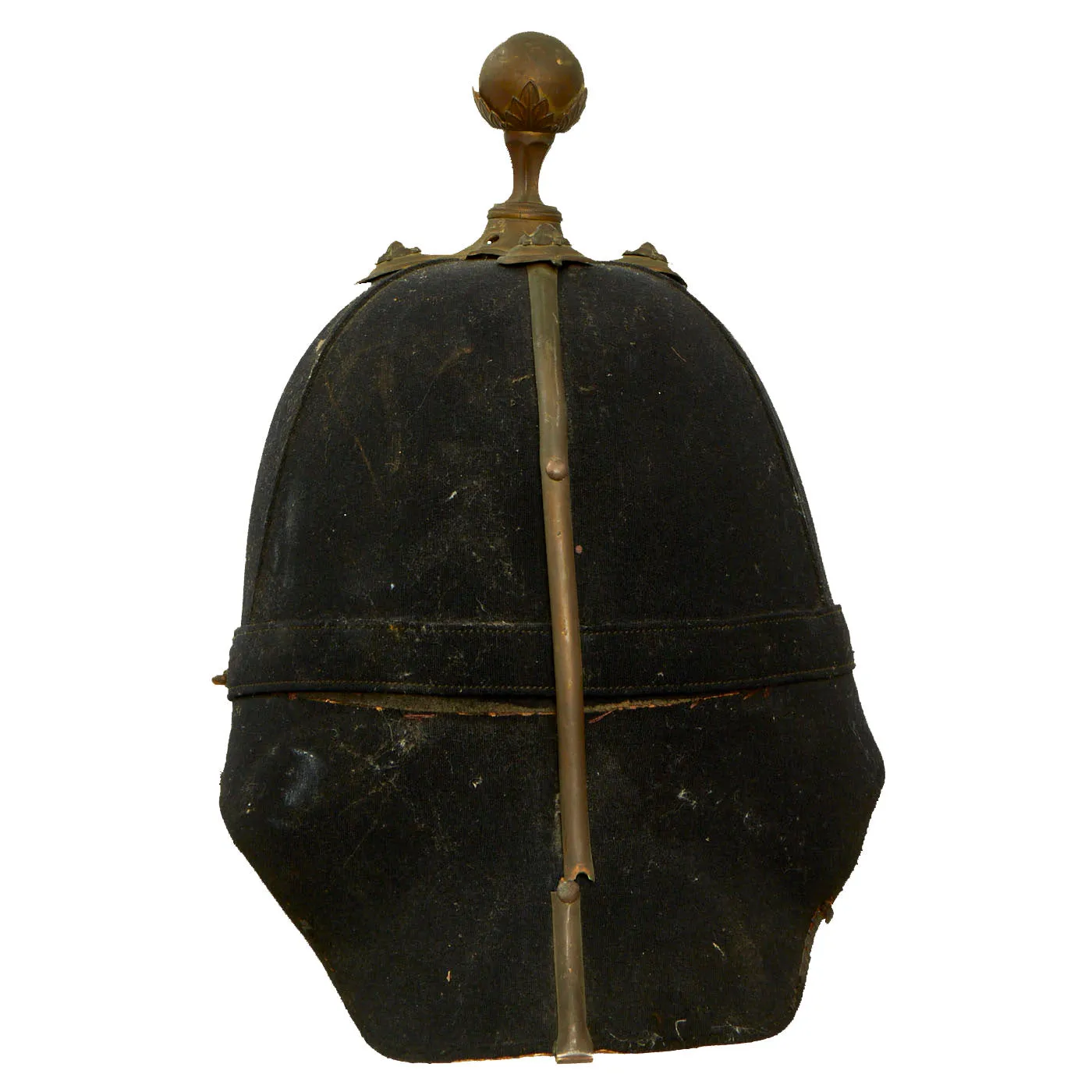 Original British Victorian Royal Warwickshire Officer Blue Cloth Dress Spike Helmet