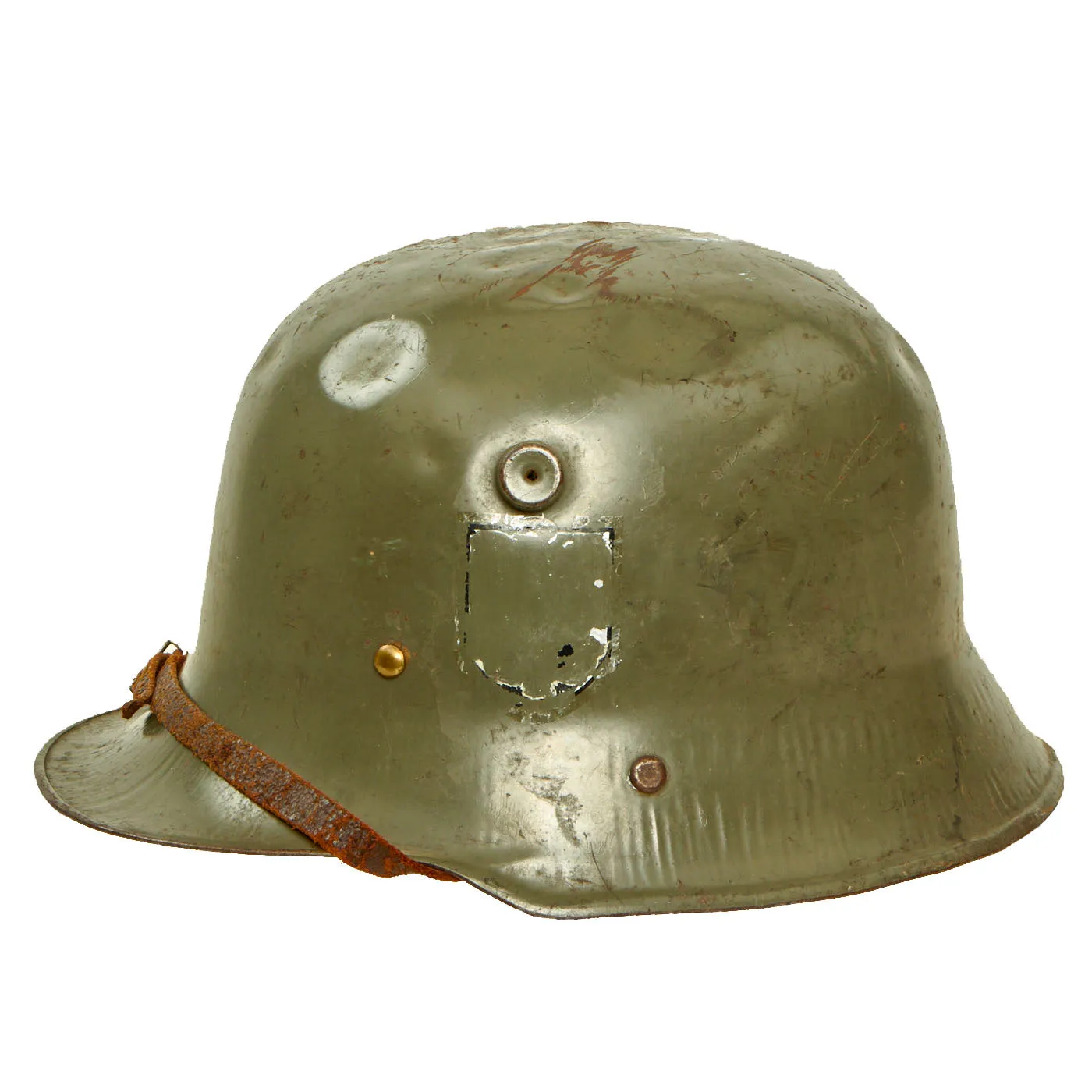 Original German Pre-WWII Army Heer Child's Stahlhelm Style Steel Helmet - Kinderhelm