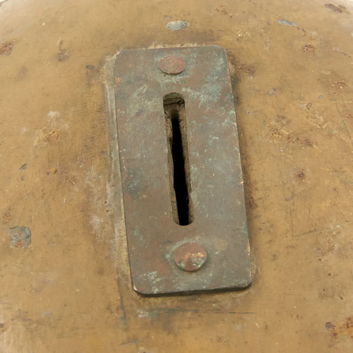 Original German WWI M16 Helmet Donation Bank for The Thrid Reich