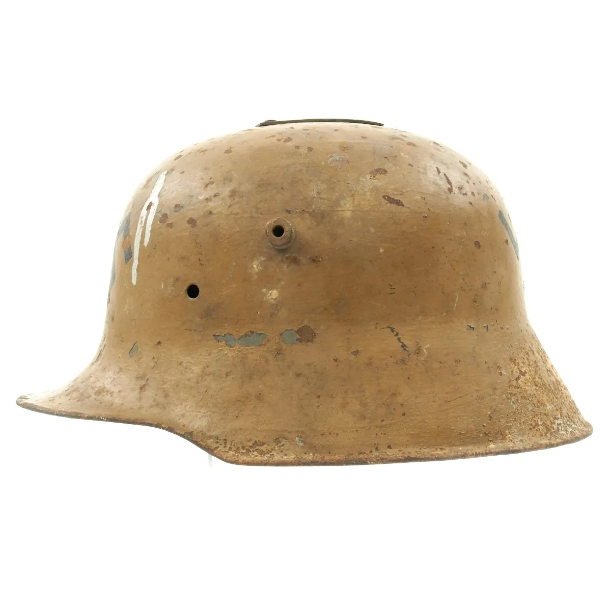 Original German WWI M16 Helmet Donation Bank for The Thrid Reich
