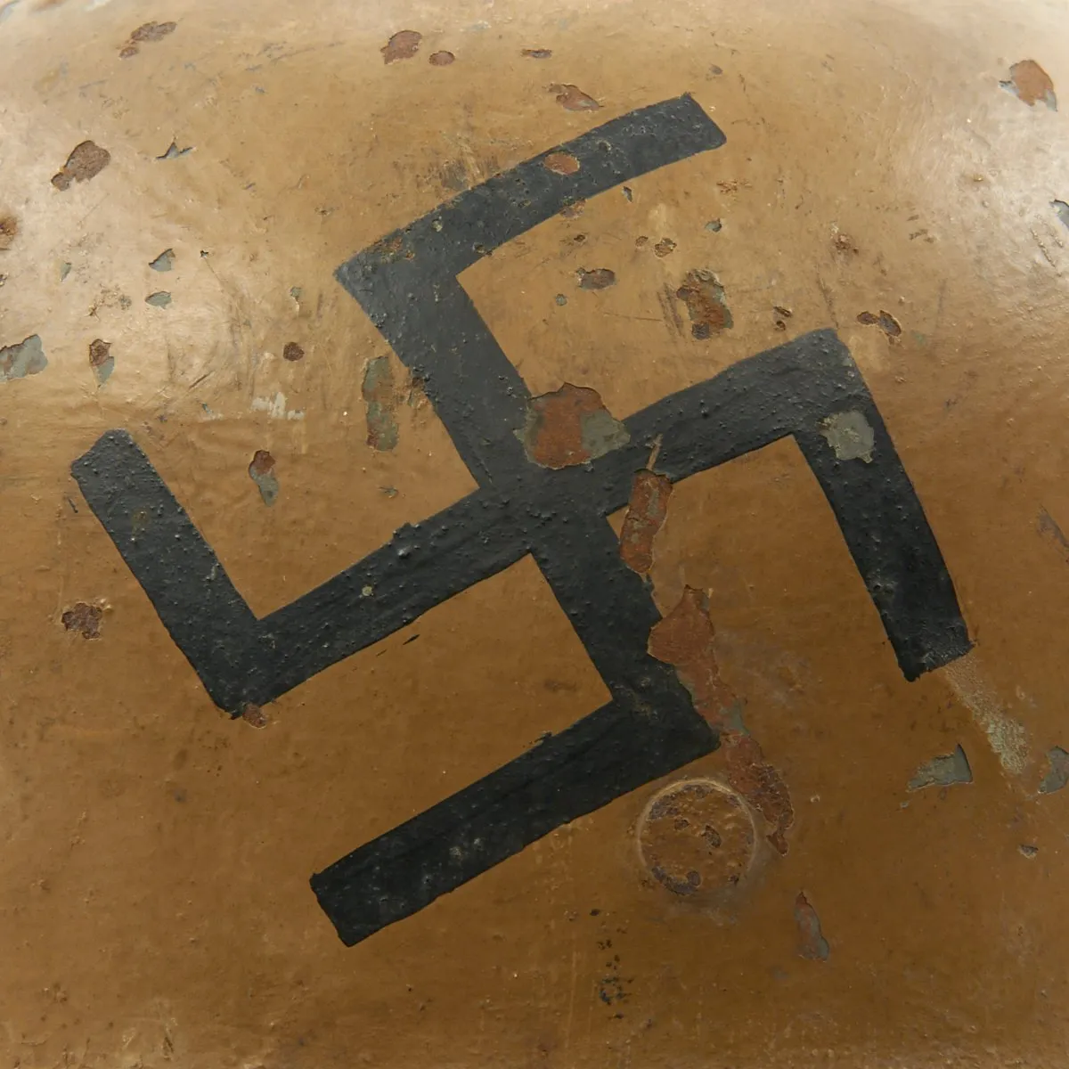 Original German WWI M16 Helmet Donation Bank for The Thrid Reich