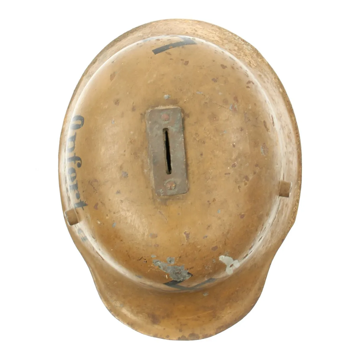 Original German WWI M16 Helmet Donation Bank for The Thrid Reich