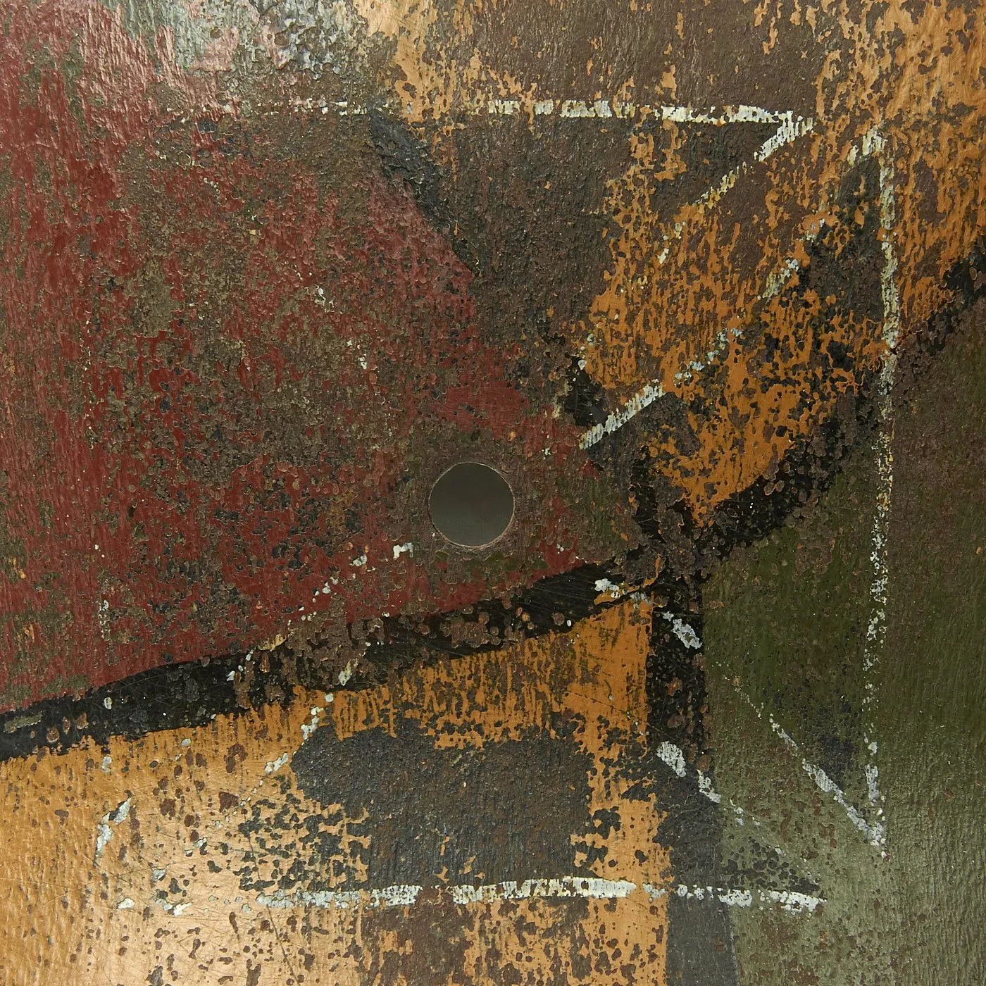 Original German WWI M16 Stahlhelm Helmet Shell with Original Panel Camouflage Paint - marked B.F. 62