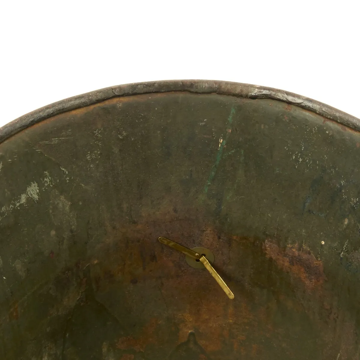 Original German WWI M16 Stahlhelm Helmet with Original Camouflage Paint