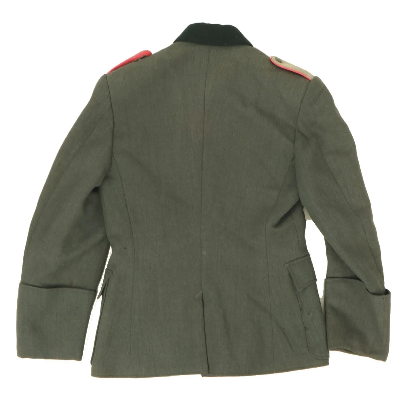 Original German WWII Panzer Tank Officer M40 Feldbluse with Badges - Dated 1942
