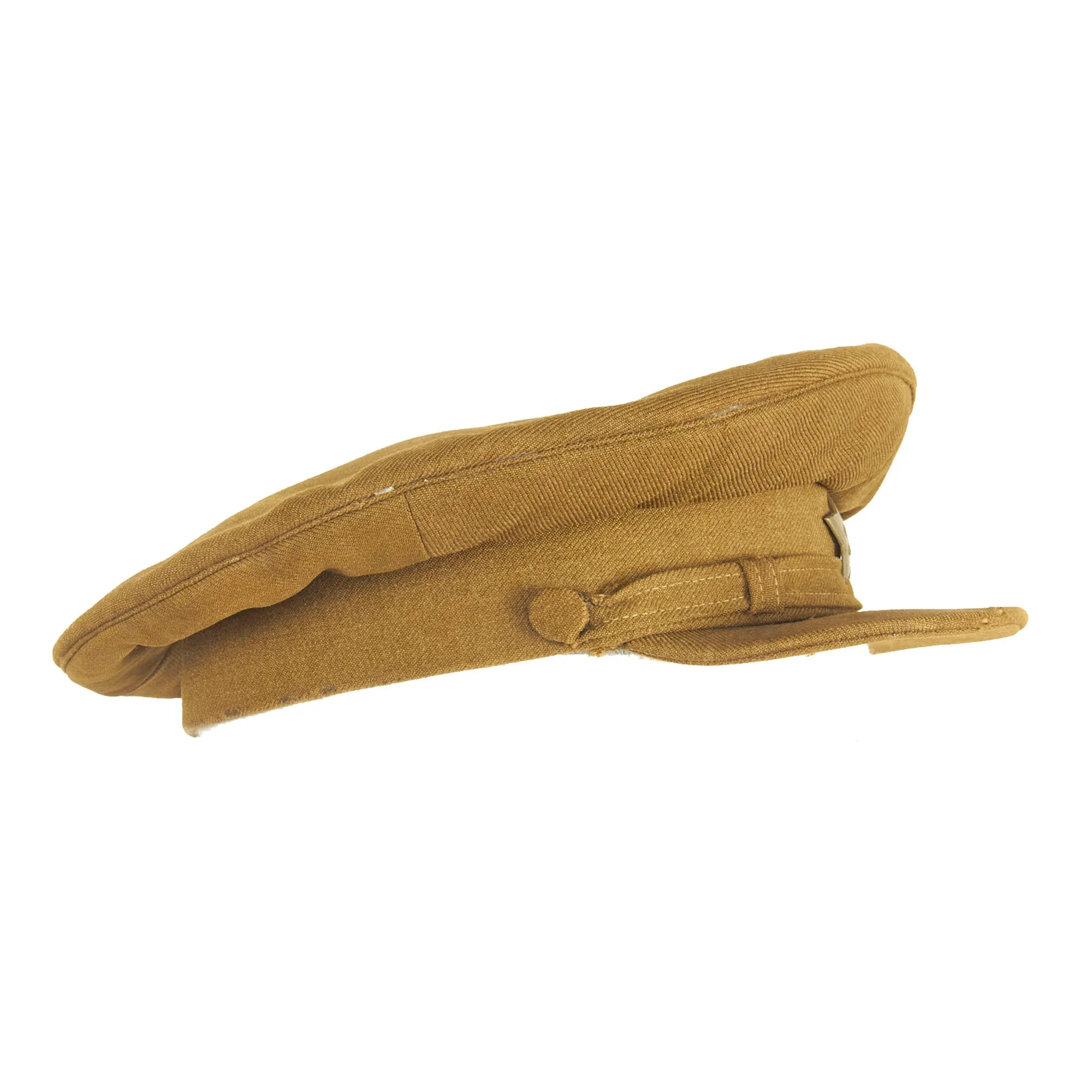 Original Soviet WWII Red Army M1924 Peaked Visor With Cap Device