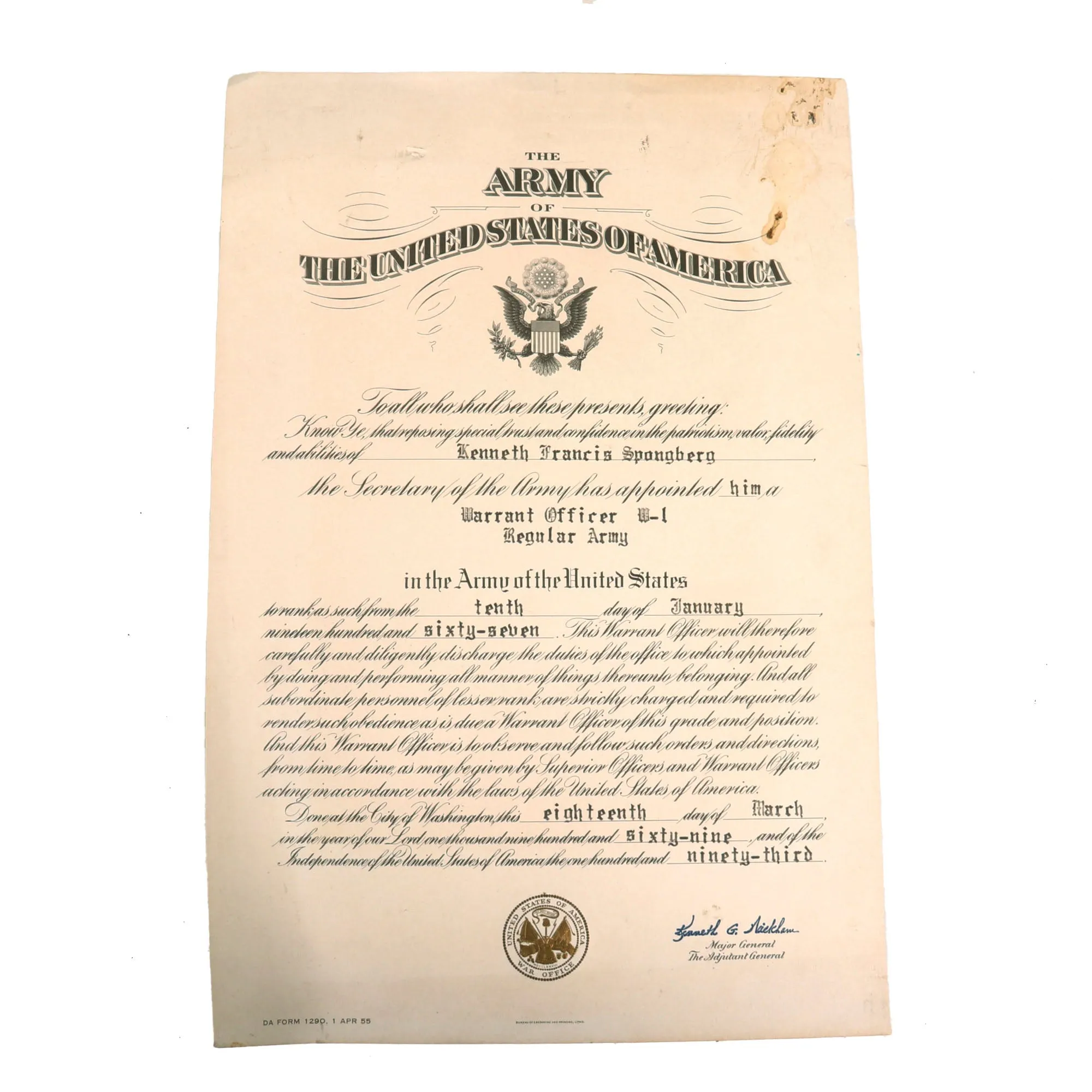 Original U.S. Vietnam War & Post Vietnam 1st Infantry Division Engraved Bronze Star Medal with OLC & Certificate Grouping - Army Commendation Medal & Others