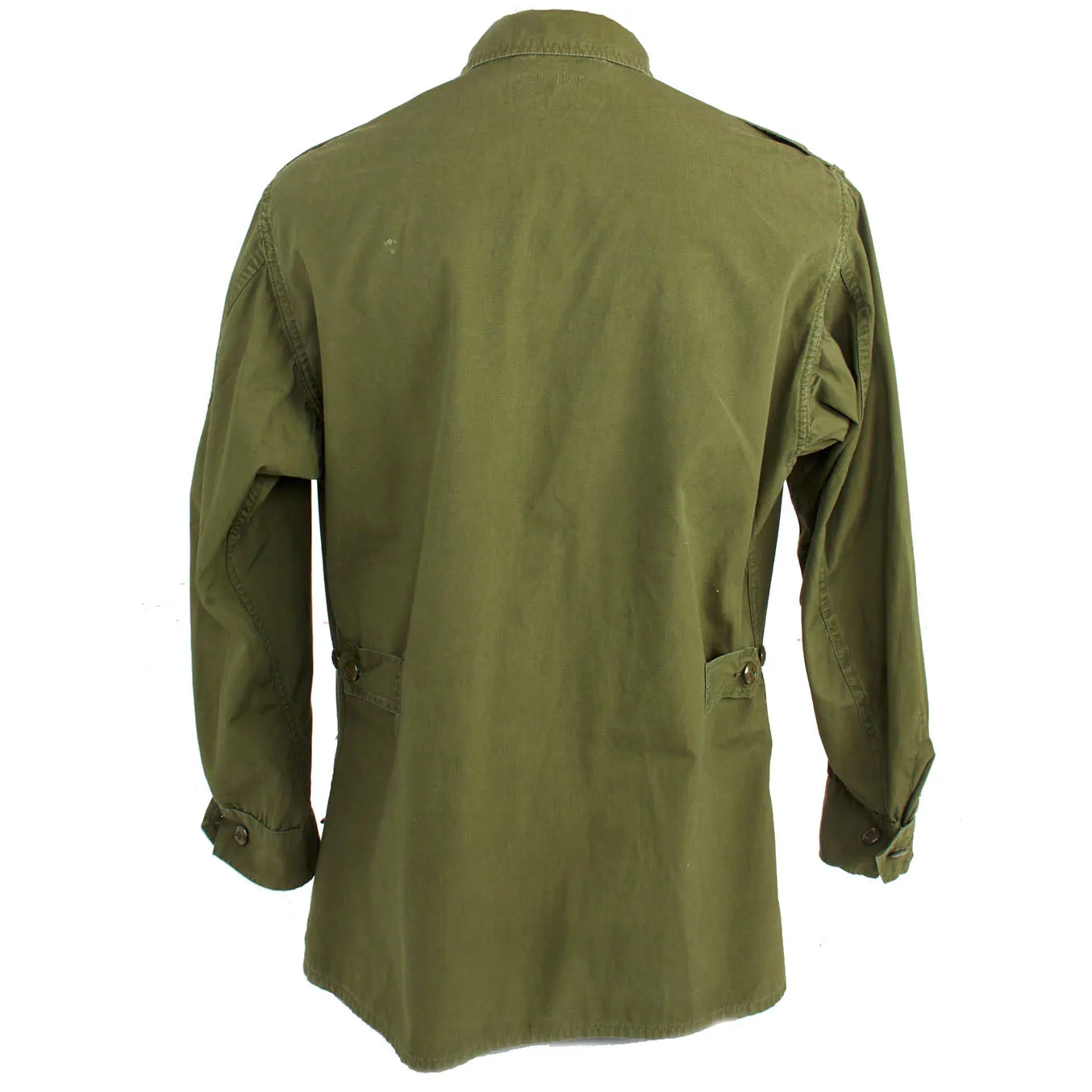 Original U.S. Vietnam War US Army Special Forces Airborne Ranger OG-107 Second Pattern “Type II” Jungle Uniform Jacket - Major Brown