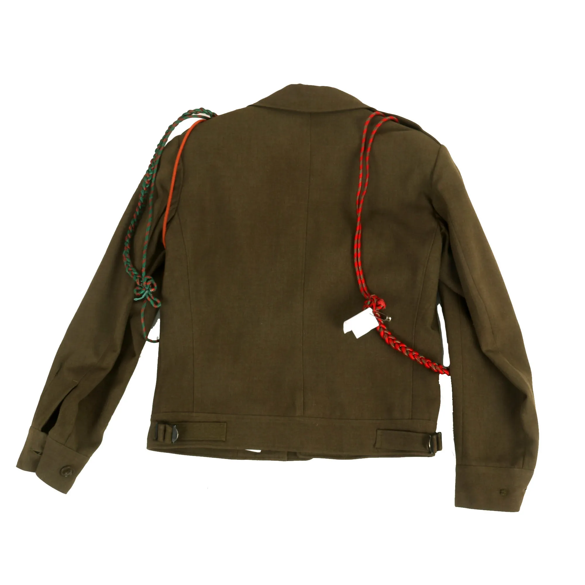 Original U.S. WWII 82nd Airborne Division, 505th Parachute Infantry Regiment Headquarters Ike Jacket Named to Private John M. Cox With Overseas Cap and Plaque