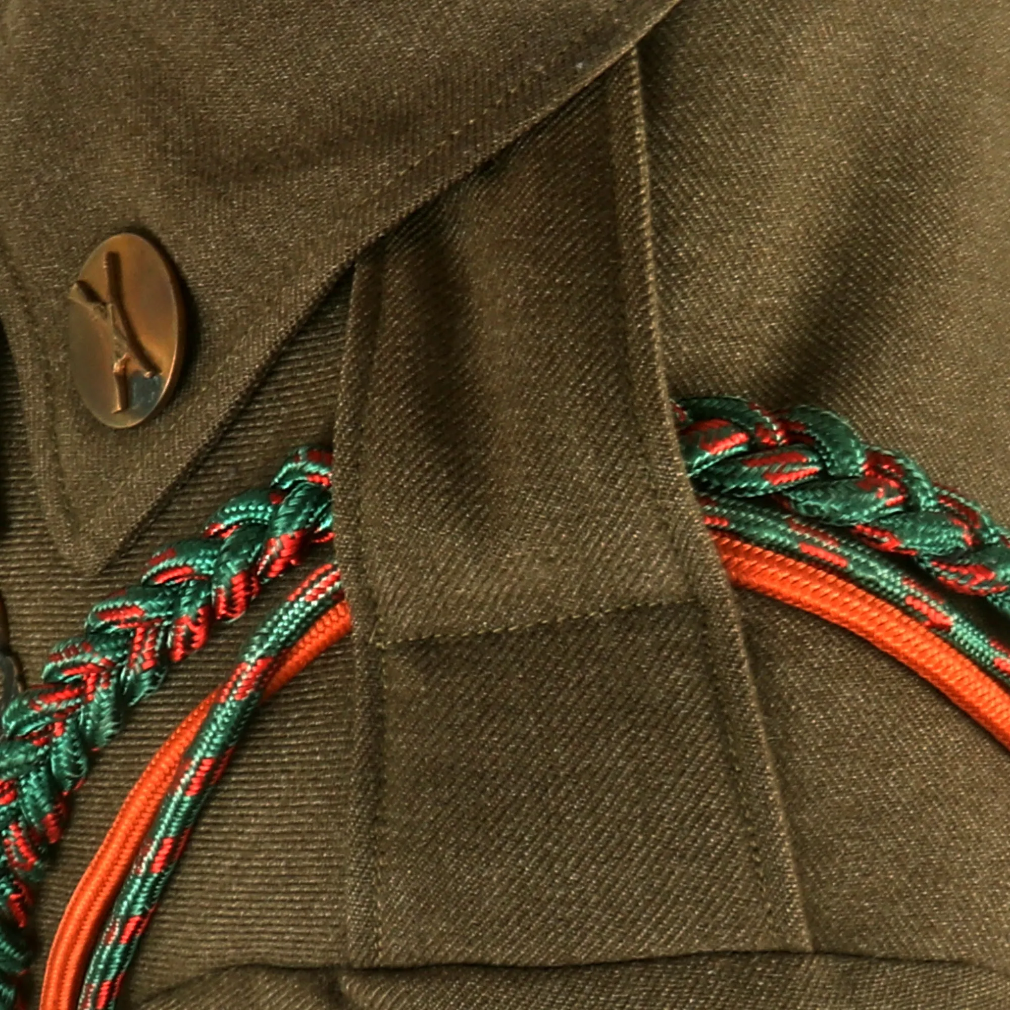 Original U.S. WWII 82nd Airborne Division, 505th Parachute Infantry Regiment Headquarters Ike Jacket Named to Private John M. Cox With Overseas Cap and Plaque
