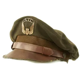 Original U.S. WWII Air Transport Command ATC Crush Peaked Visor Cap