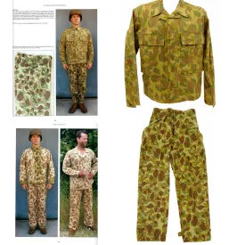 Original U.S. WWII Army Two-Piece Reversible Camouflage Uniform - As Seen in Book