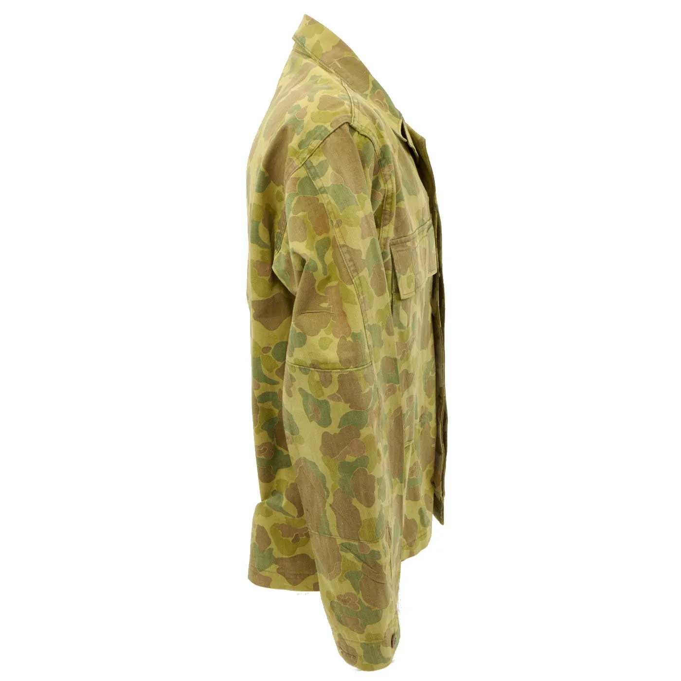 Original U.S. WWII Army Two-Piece Reversible Camouflage Uniform - As Seen in Book