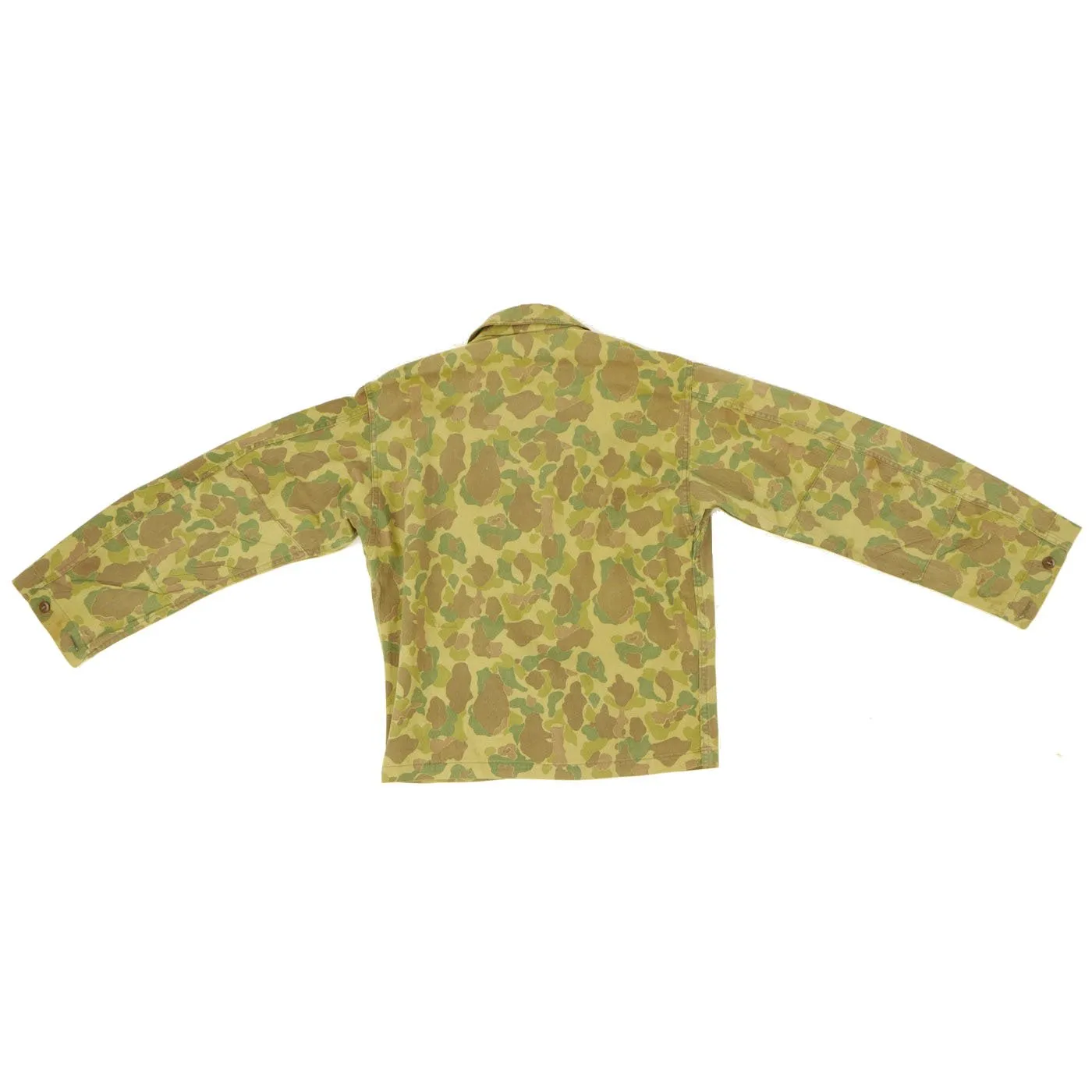 Original U.S. WWII Army Two-Piece Reversible Camouflage Uniform - As Seen in Book