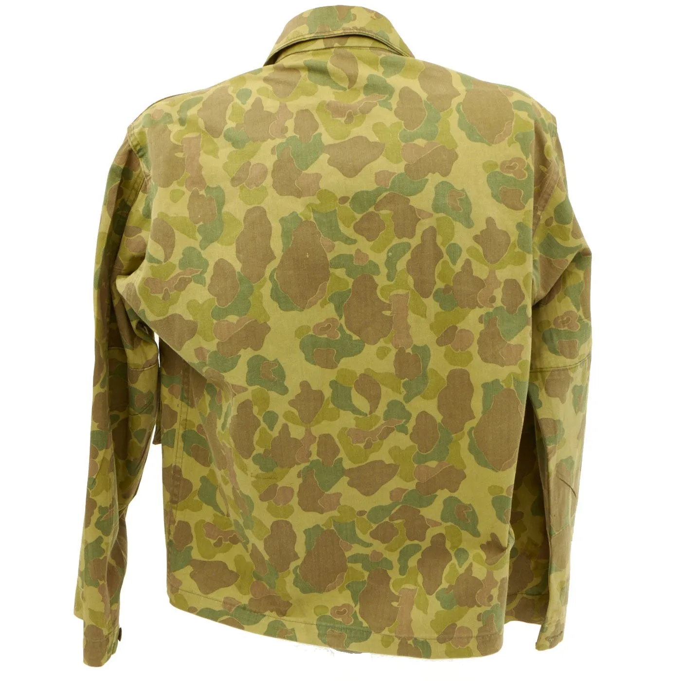 Original U.S. WWII Army Two-Piece Reversible Camouflage Uniform - As Seen in Book