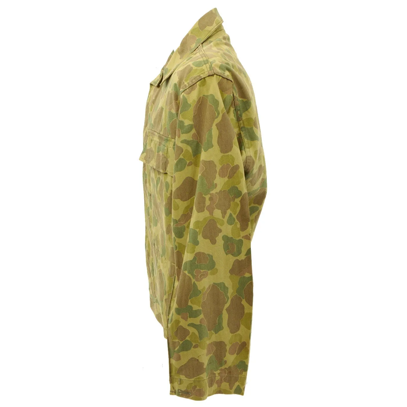 Original U.S. WWII Army Two-Piece Reversible Camouflage Uniform - As Seen in Book