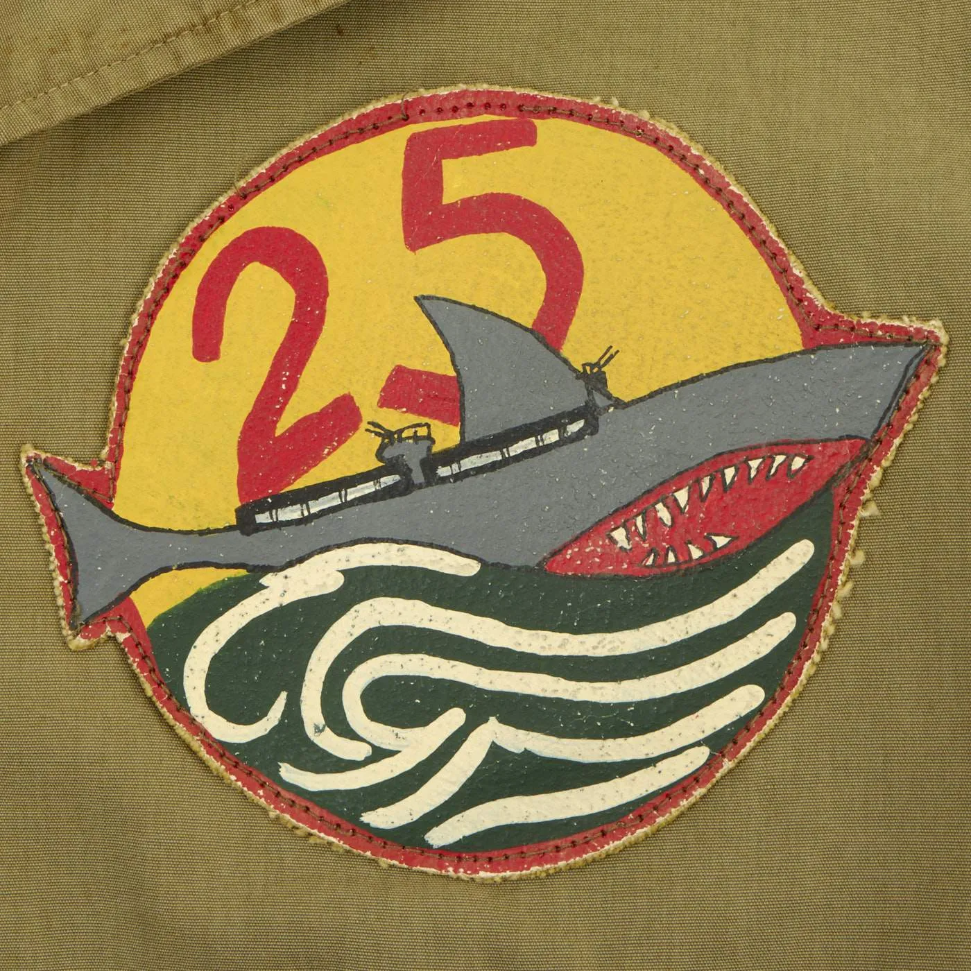 Original U.S. WWII USN Patrol Boat PT-25 Motor Torpedo Boat Squadron Lt's Decorated M-41 Jacket - As Seen In Book