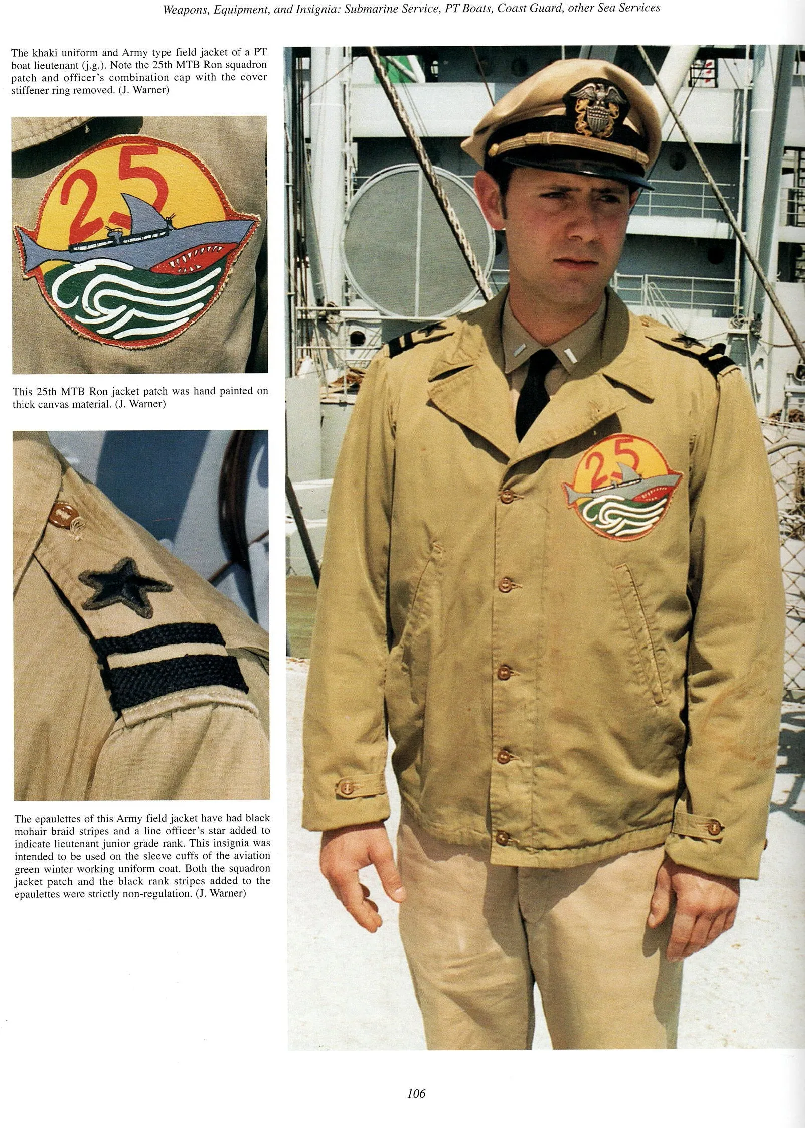 Original U.S. WWII USN Patrol Boat PT-25 Motor Torpedo Boat Squadron Lt's Decorated M-41 Jacket - As Seen In Book