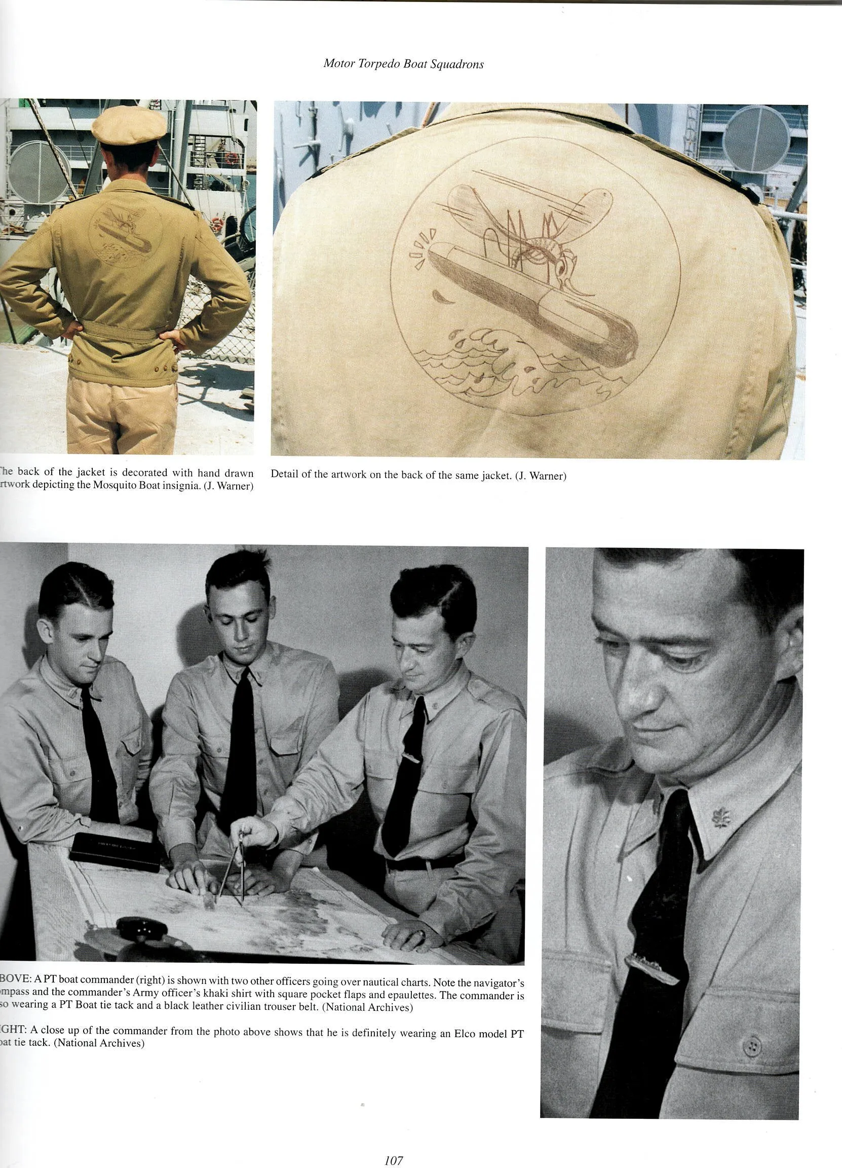 Original U.S. WWII USN Patrol Boat PT-25 Motor Torpedo Boat Squadron Lt's Decorated M-41 Jacket - As Seen In Book
