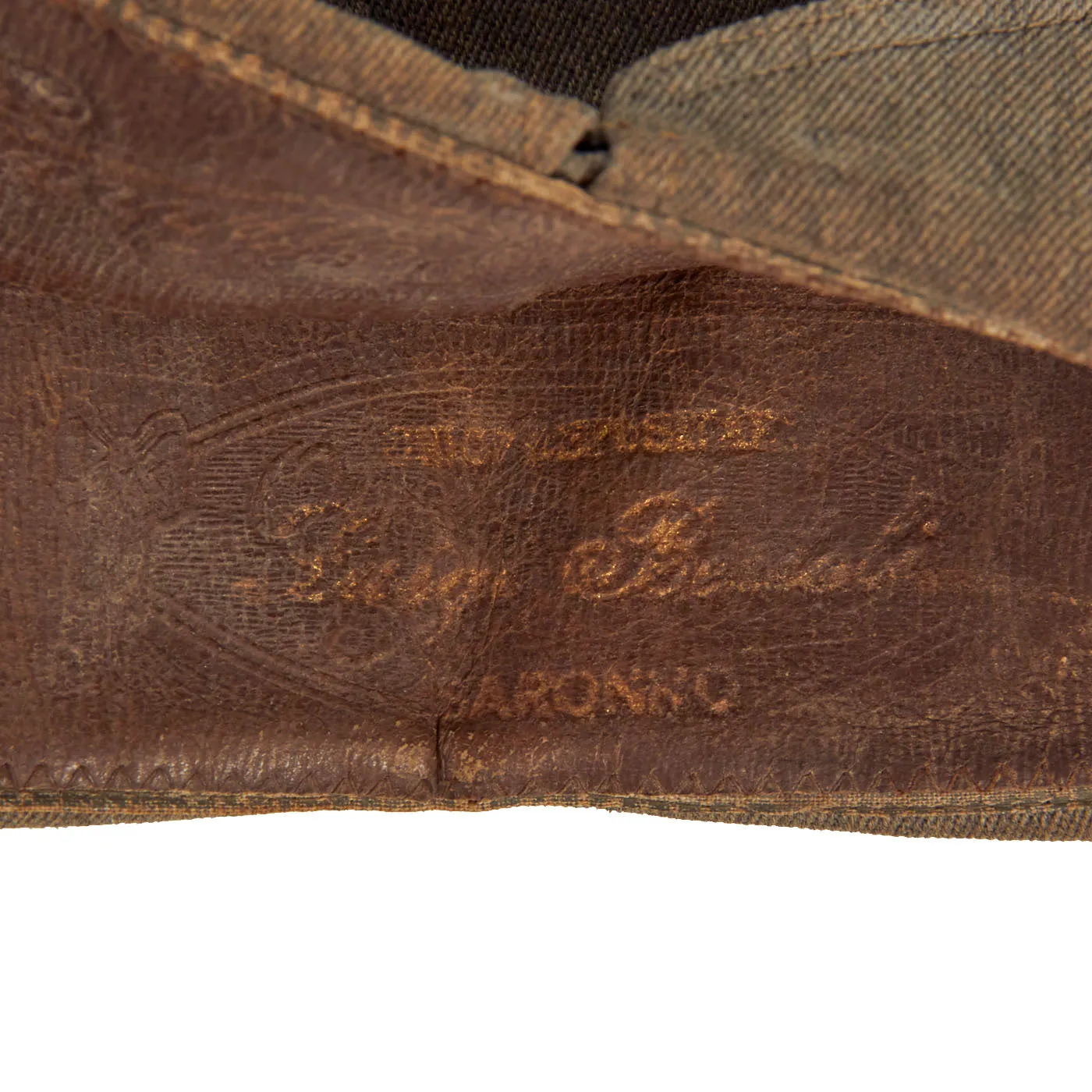 Original WWII Italian Officer Bustina Field Cap - 3rd Motorized Transport