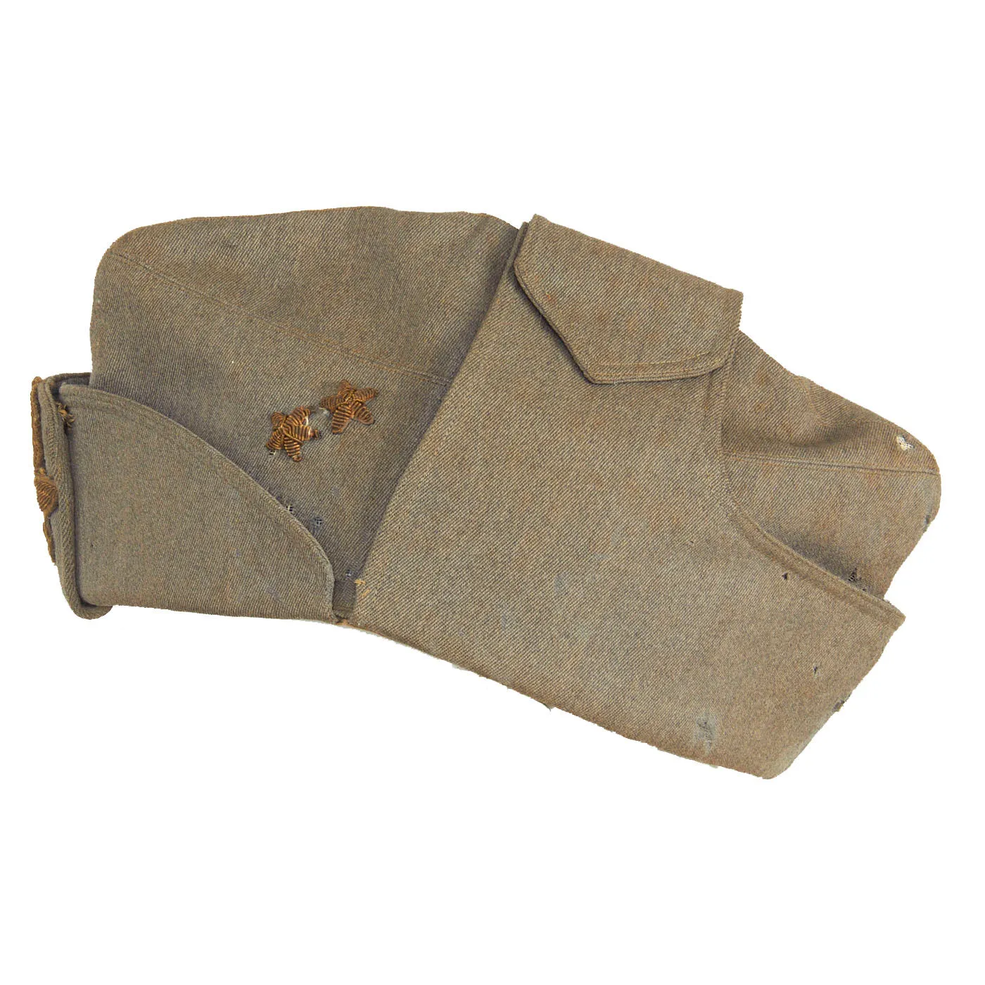 Original WWII Italian Officer Bustina Field Cap - 3rd Motorized Transport