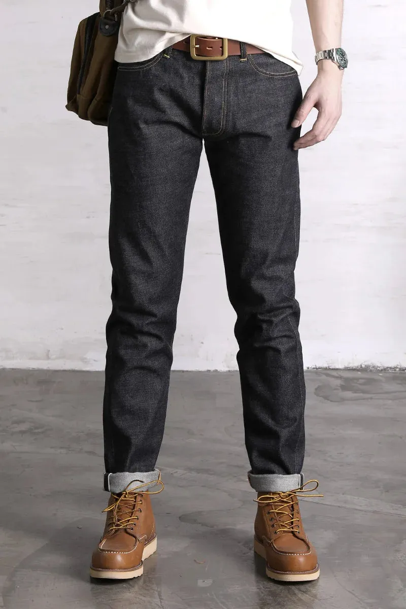 Red Tornado 2000T Carrot Fit Jeans 14oz Sanforized Selvedge Denim Workwear Pants
