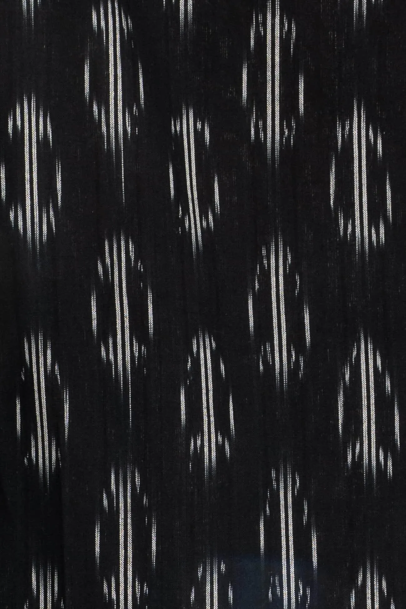 Rishi Black Cotton Ikat Woven