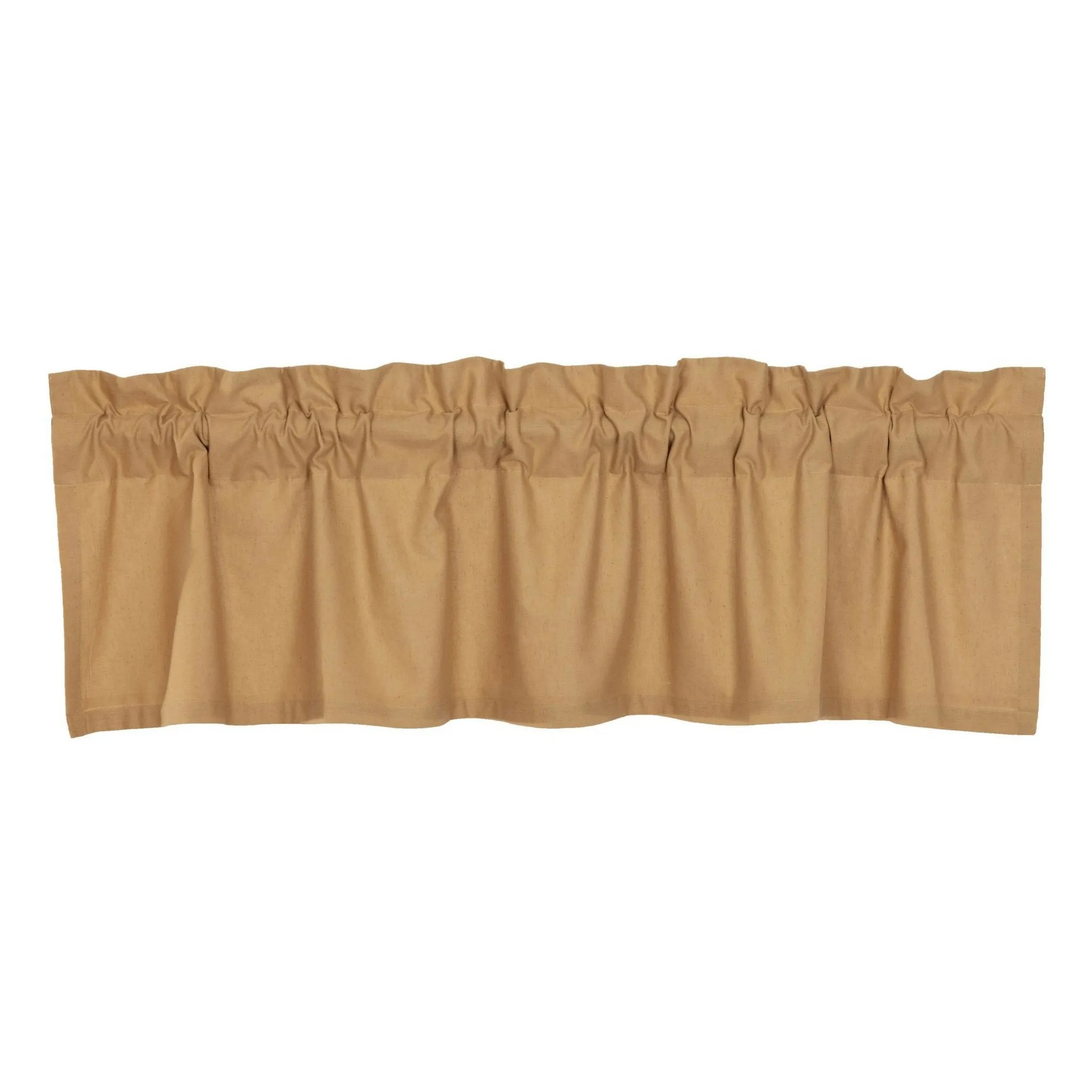 Simple Life Flax Khaki Valance 60"