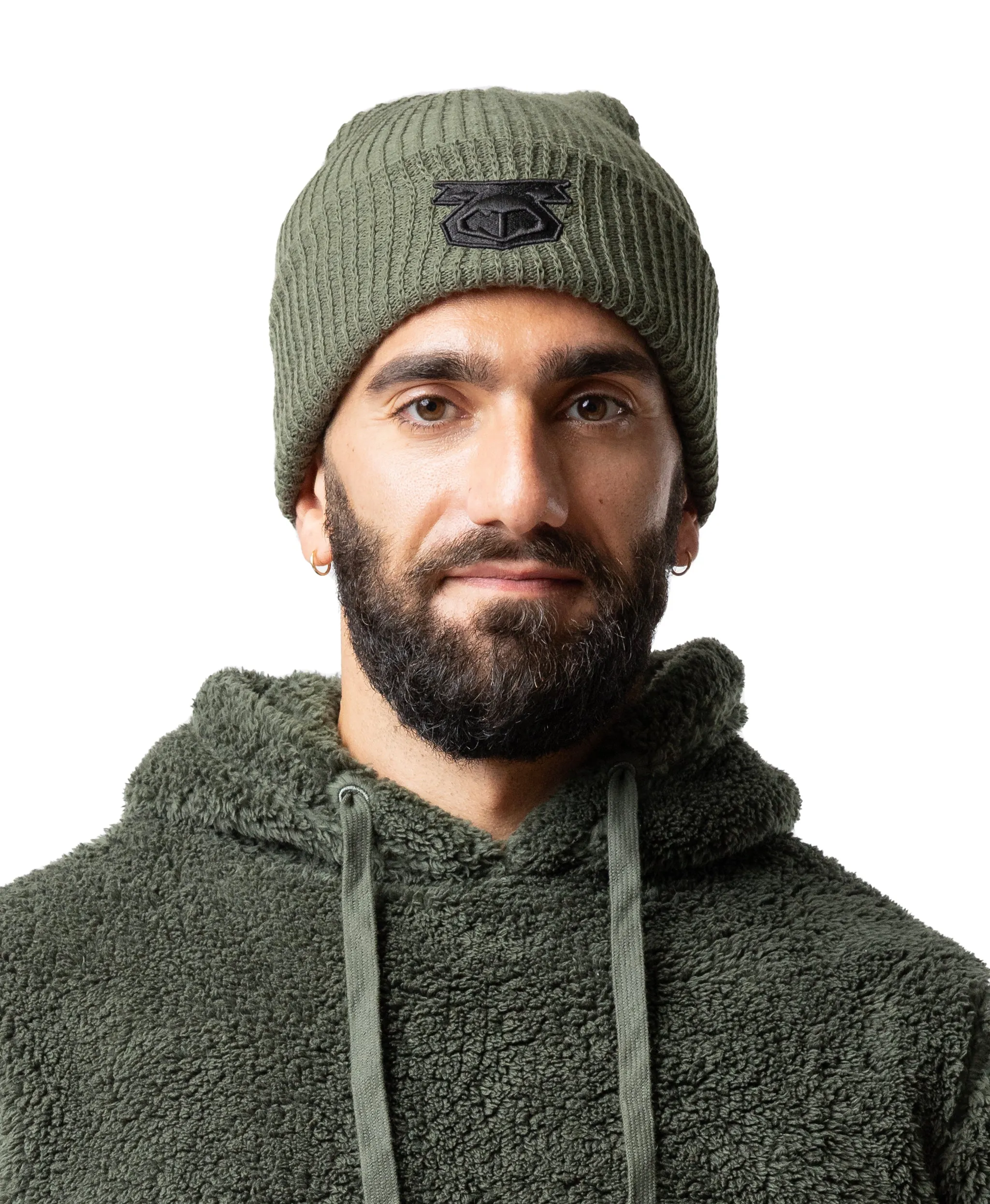 Snout Beanie - Army Green