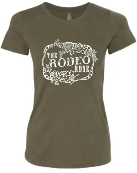 The Rodeo Rose  Logo Tee