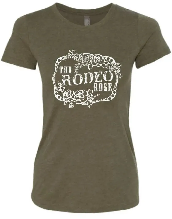 The Rodeo Rose  Logo Tee