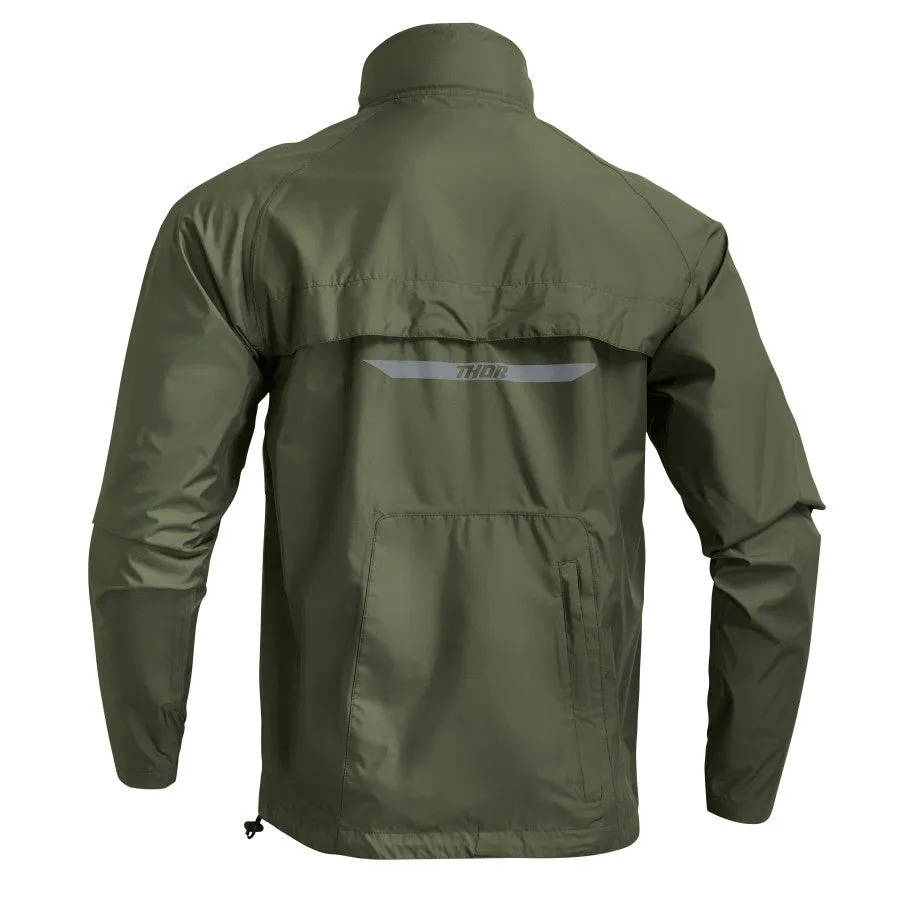 Thor Army Rain Jacket Pack Army Green